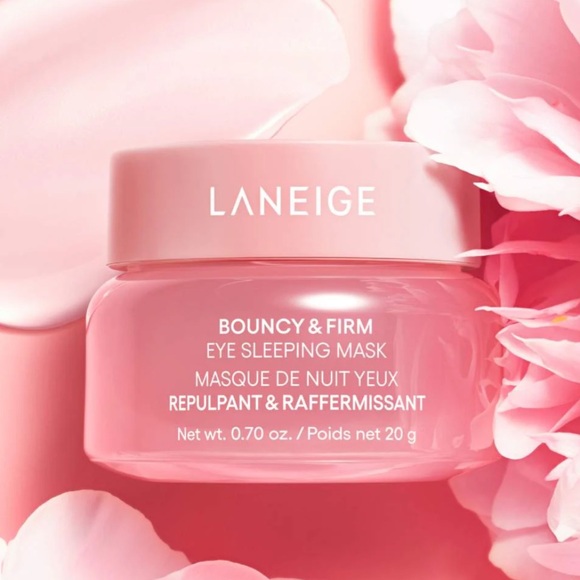 LANEIGE Other - LANEIGE Bouncy & Firm Eye Sleeping Mask w/Caffeine Niacinamide Korean Beauty NIB